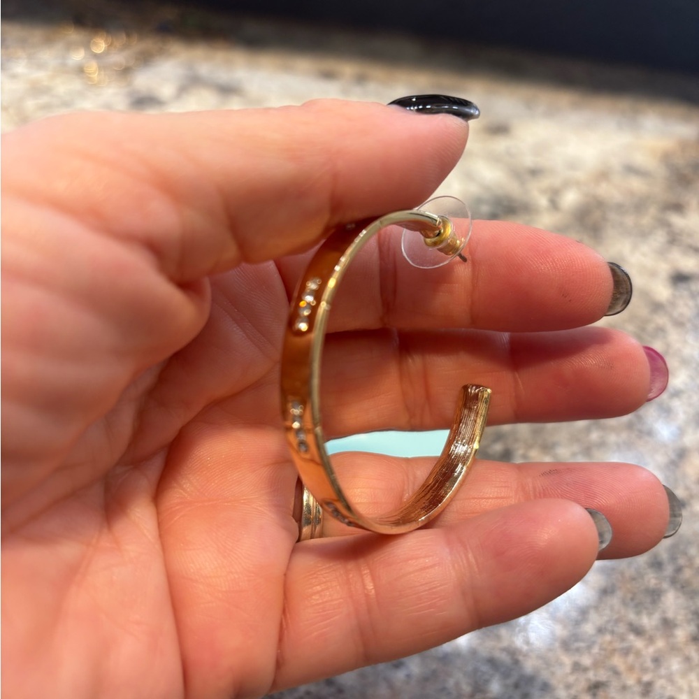 Park Lane Elegant Gold Hoop Earrings